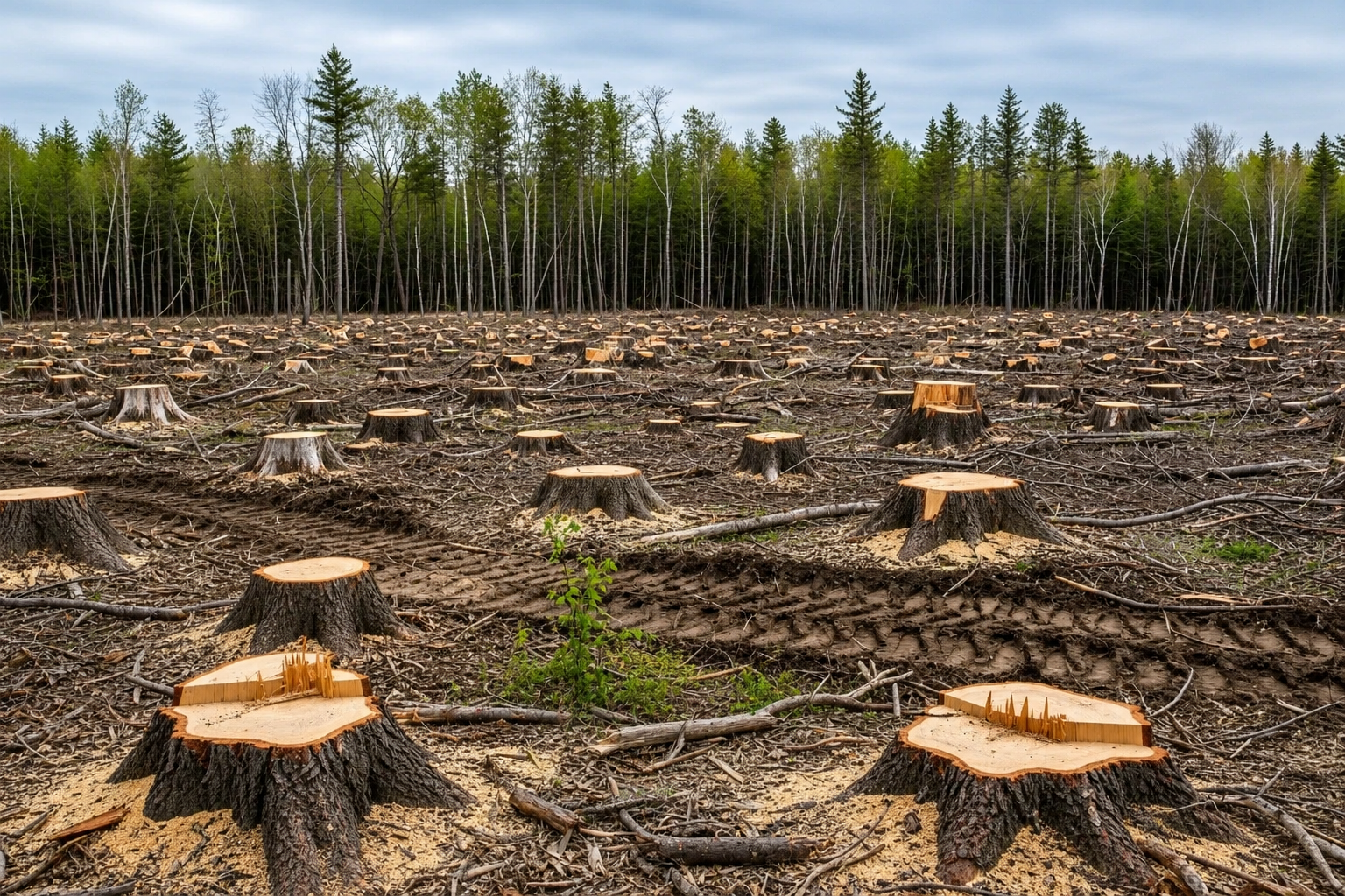 Commercial tree stump grinding and land clearing